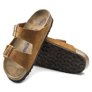 Birkenstock Arizona Soft Footbed Mink Suede
